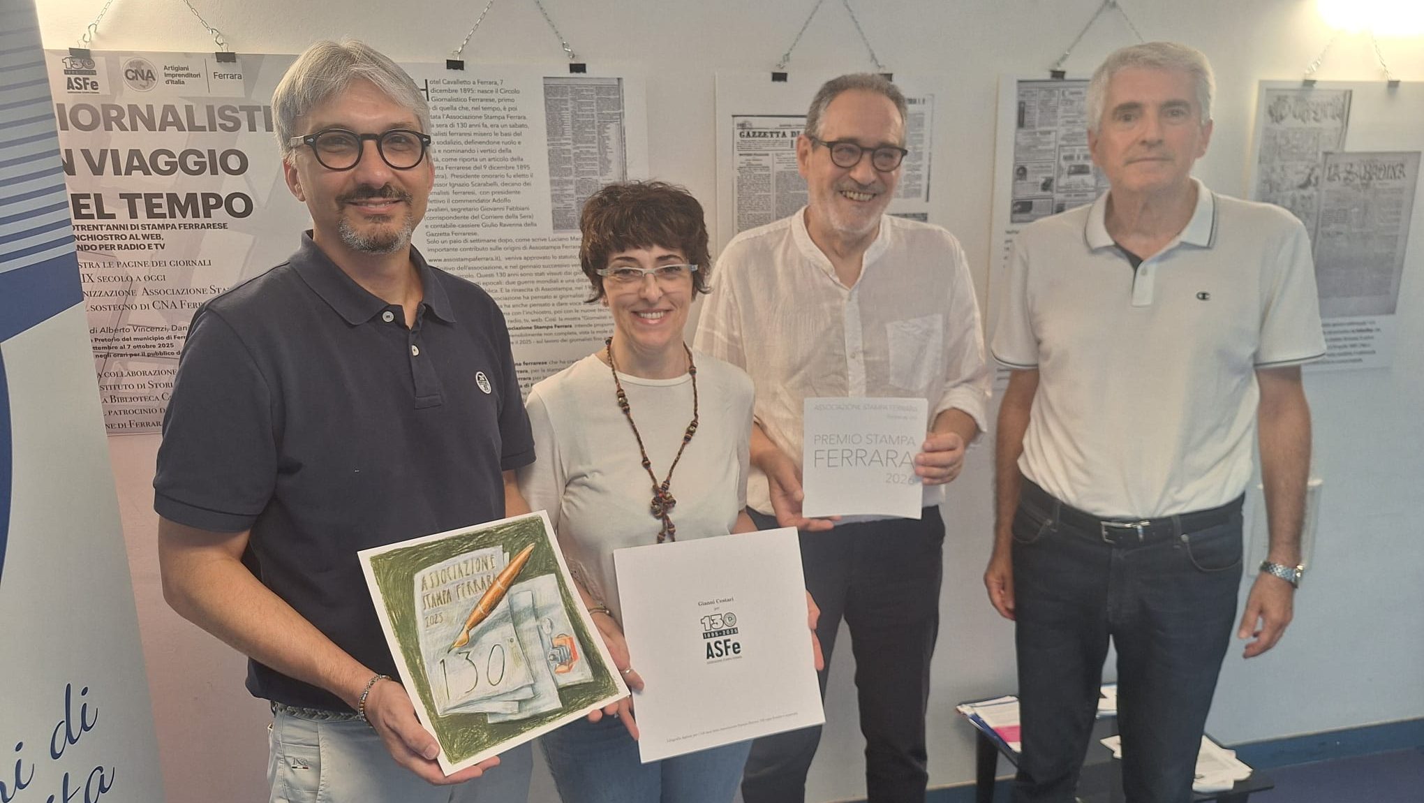 La rassegna di Assostampa per il 130° anniversario dalla sua creazione presso Cna. 1