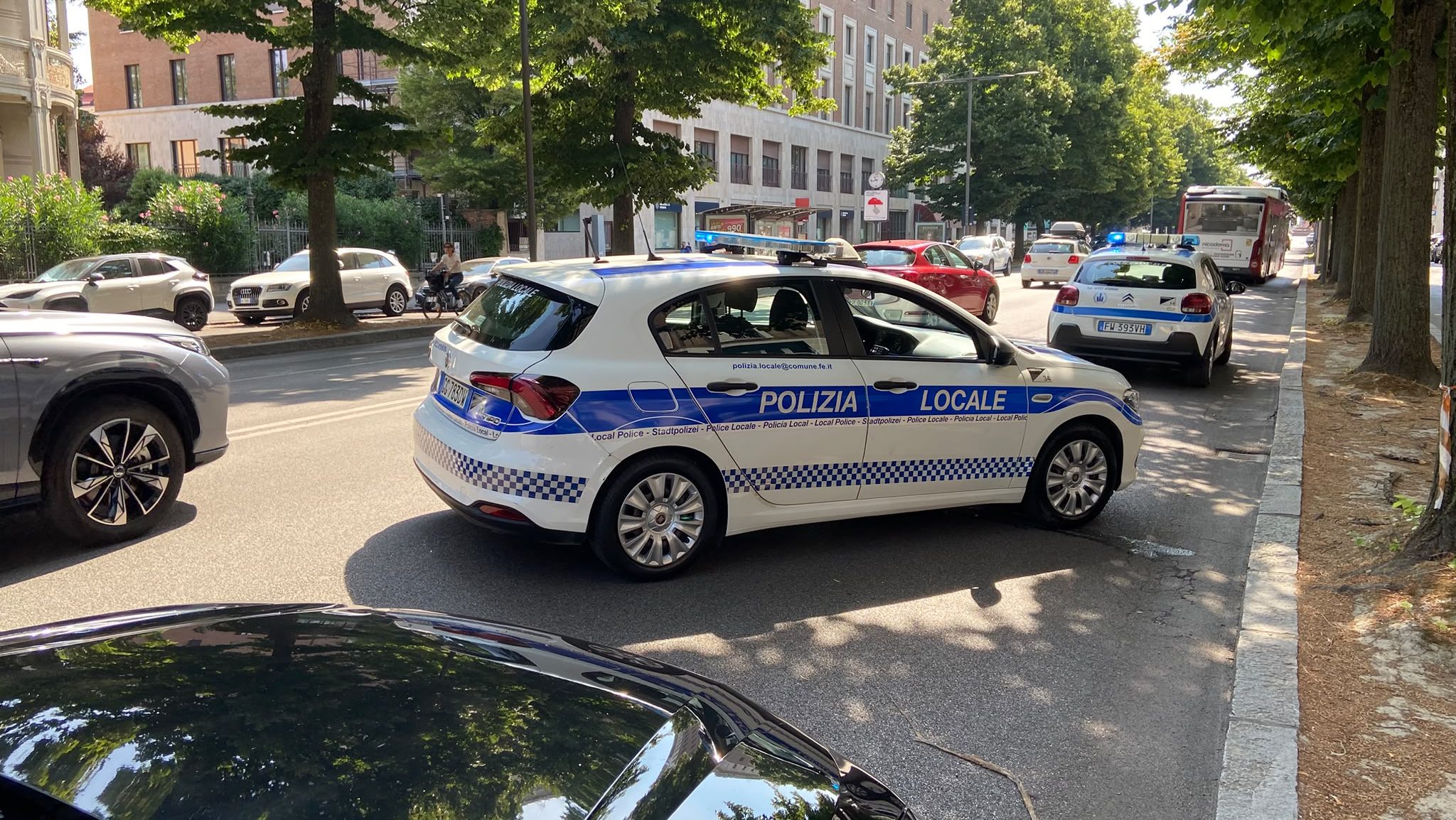 Caos in viale Cavour, arrestato: guidava in stato di ebbrezza. 1