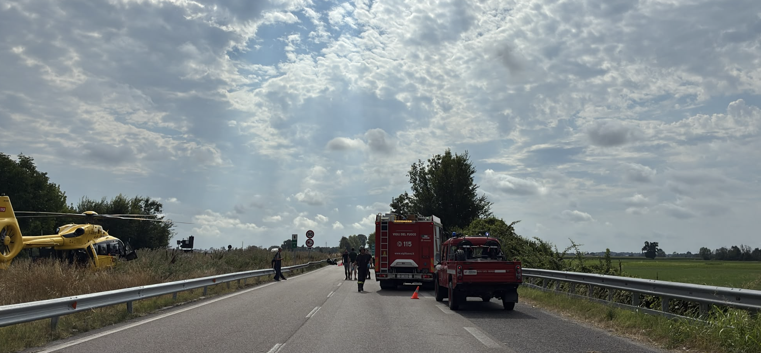 Incidente sulla Ferrara-Mare, deceduto un uomo di 59 anni a seguito del collisione 1