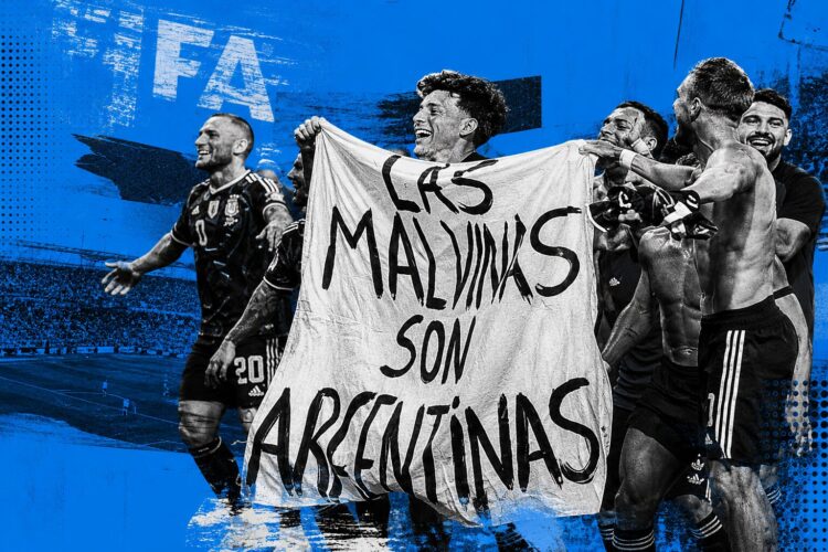 Le Malvine si preparano a confrontarsi dopo Argentina - Regno Unito. 1