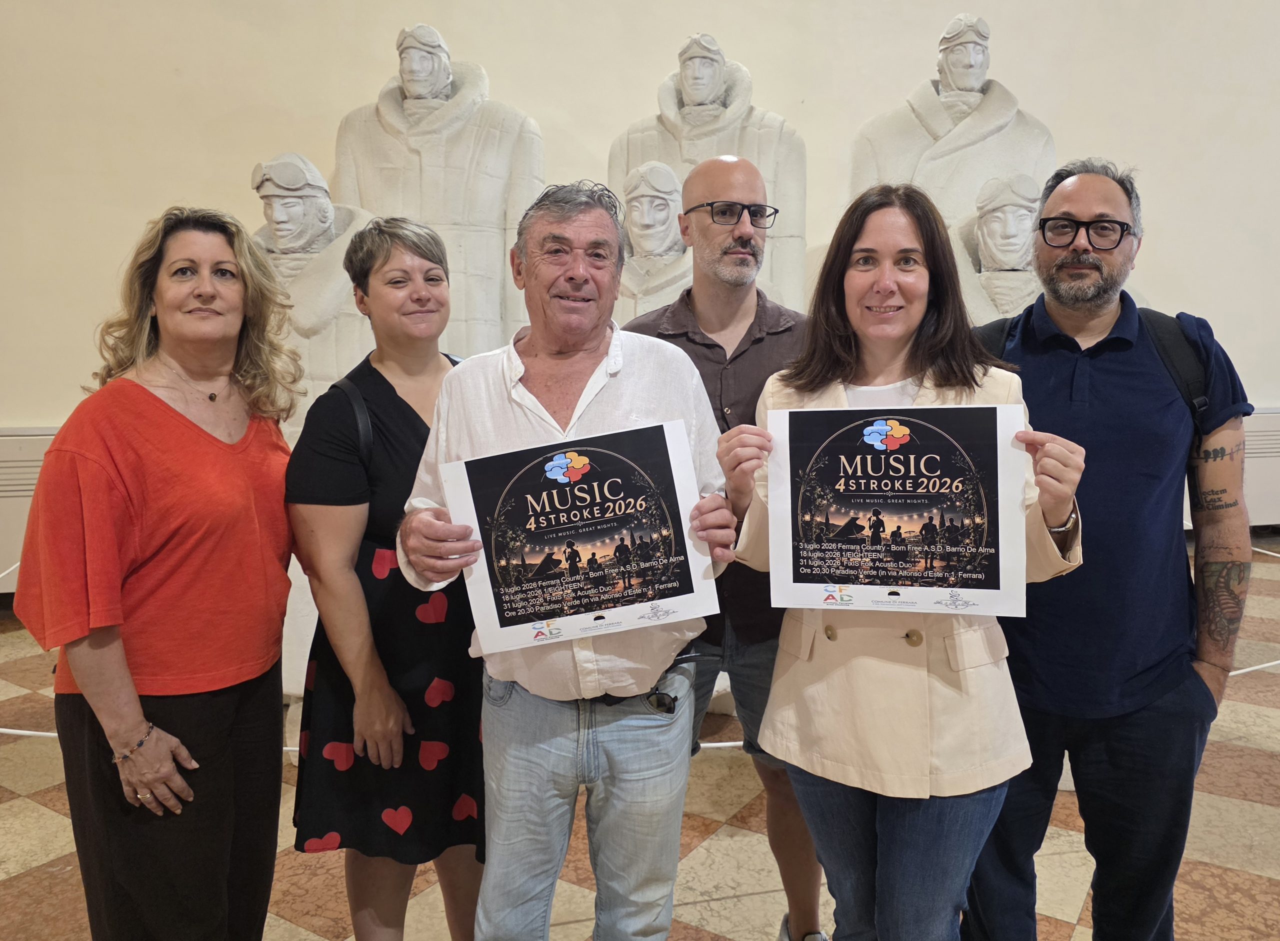 “Music 4 Stroke” fa ritorno a Ferrara: tre serate dedicate alla musica e alla sensibilizzazione sulla prevenzione dell’ictus cerebrale. 1