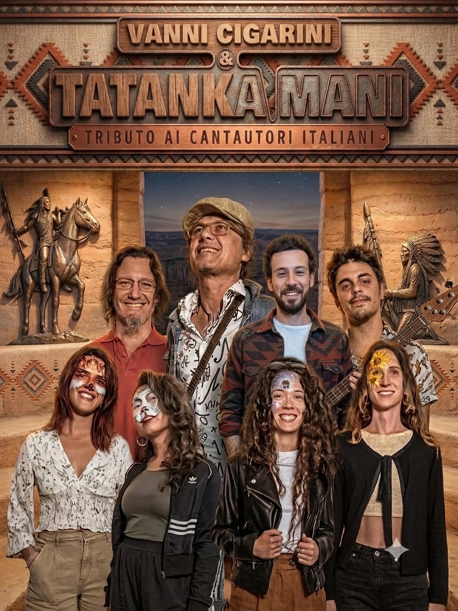 Chiostro Live 2026, i Tatanka Mani al centro della sesta serata dedicata ai grandi cantautori italiani. 1