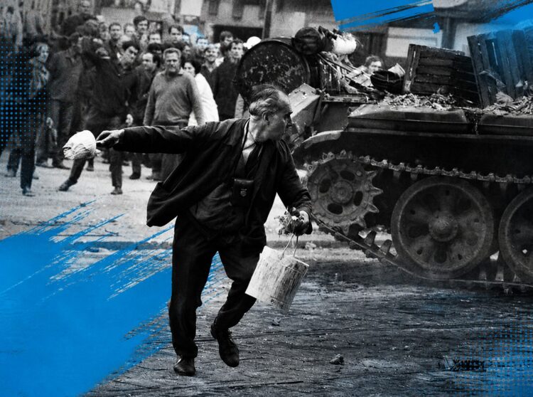 L'invasione sovietica reprime la Primavera di Praga. 1