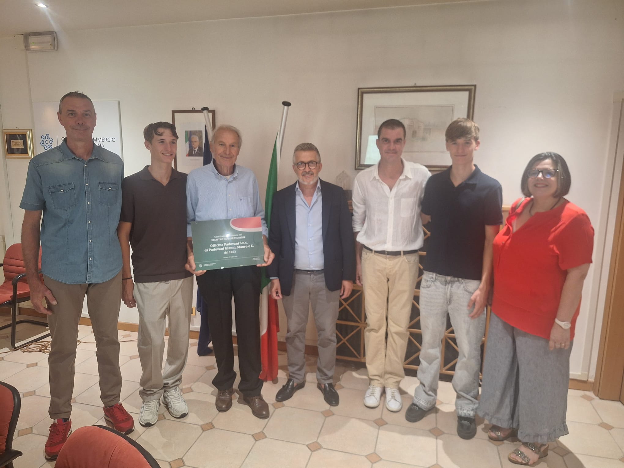 Officine Padovani, un secolo e settanta anni di tradizione ora nel Registro delle Imprese Storiche 1