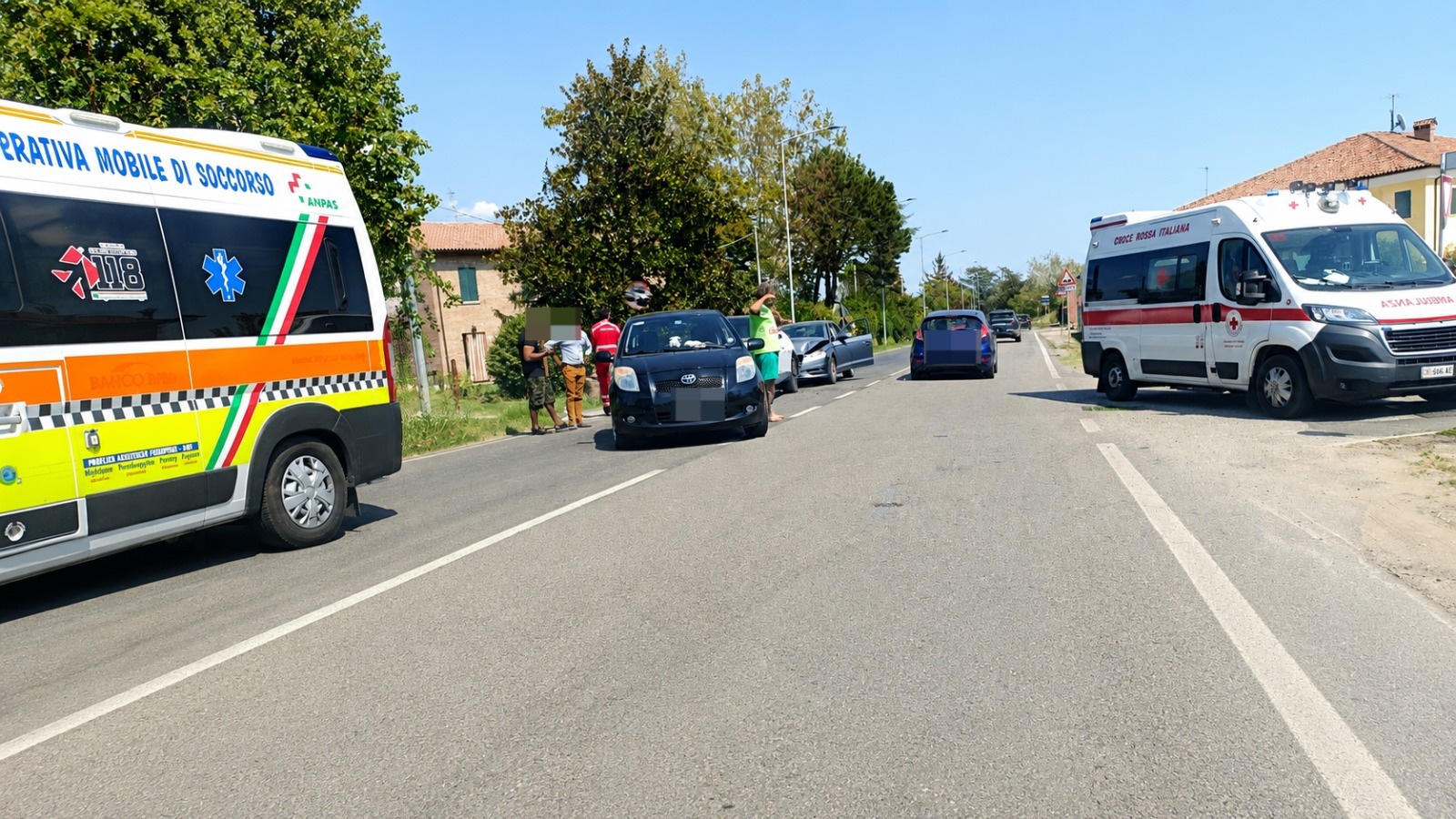 Tamponamento a catena coinvolge tre veicoli a Chiesuol del Fosso 1