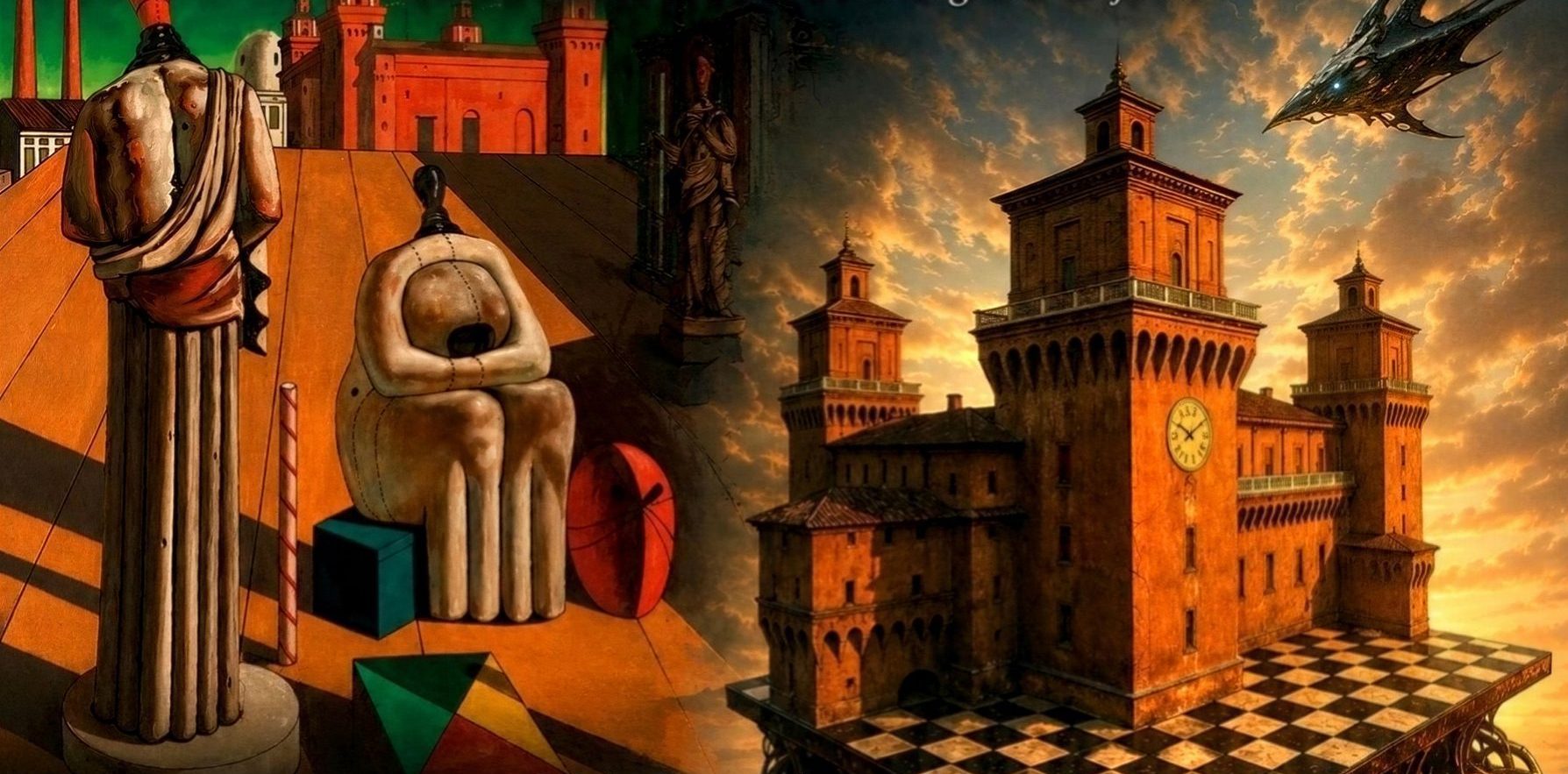 De Chirico e l’intelligenza artificiale: a Ferrara il dialogo tra arte e tecnologia 1