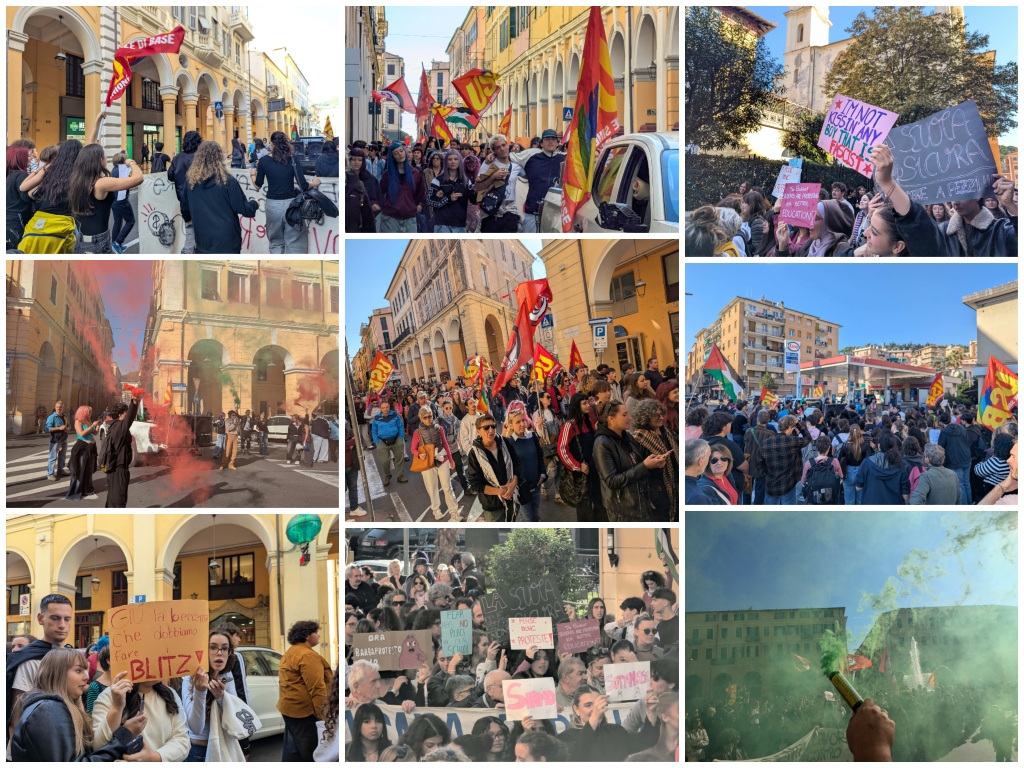 Imperia, quasi mille persone in piazza per lo sciopero USB: corteo in città contro carovita e riarmo /Foto e Video Imperia, quasi mille persone in piazza per lo sciopero USB: corteo in città contro carovita e riarmo 1