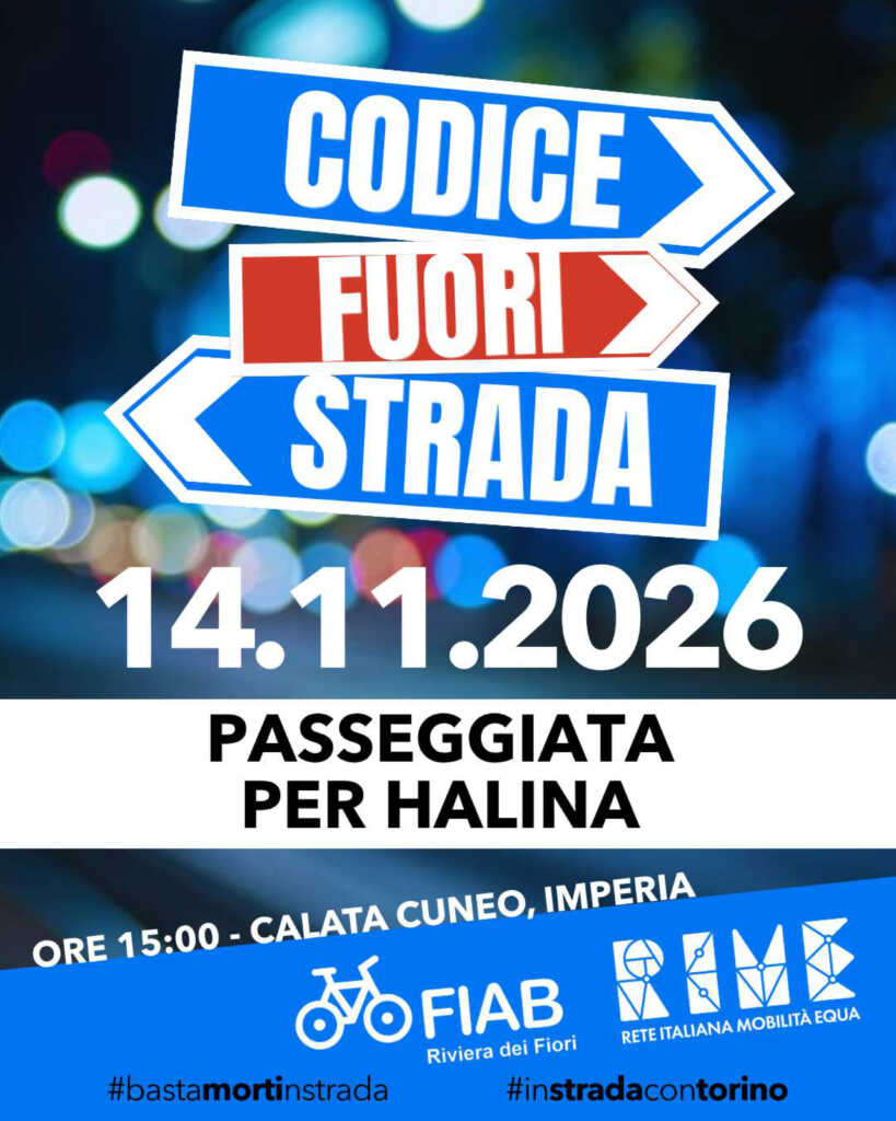 Imperia, sabato la “Passeggiata per Halina” per la sicurezza stradale 2