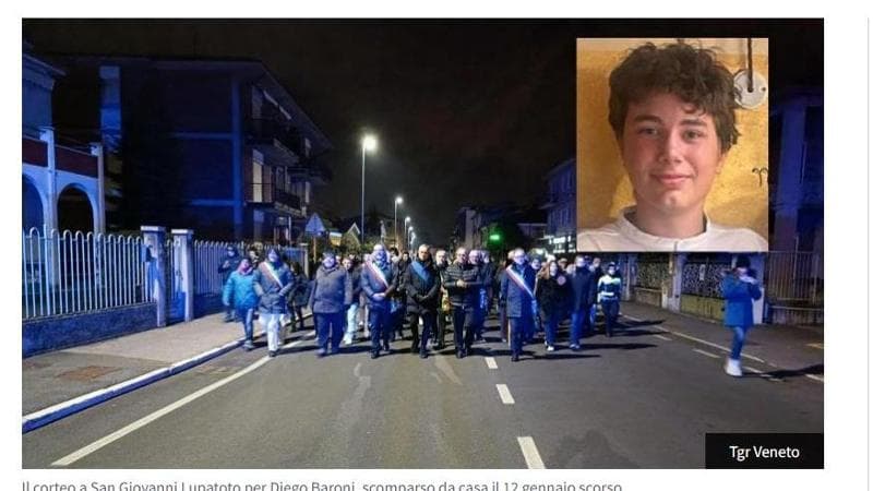 Diego, scomparso a 14 anni. Il suo paese scende in piazza. “È stato plagiato sui social” 1