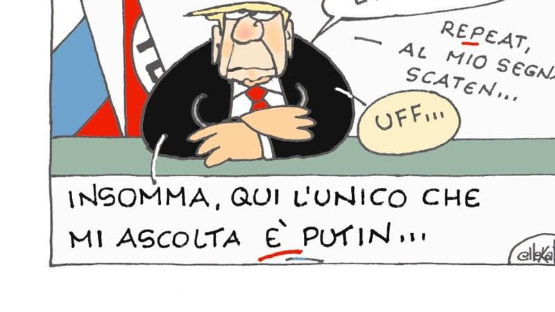 Trump raccontato da Ellekappa 1